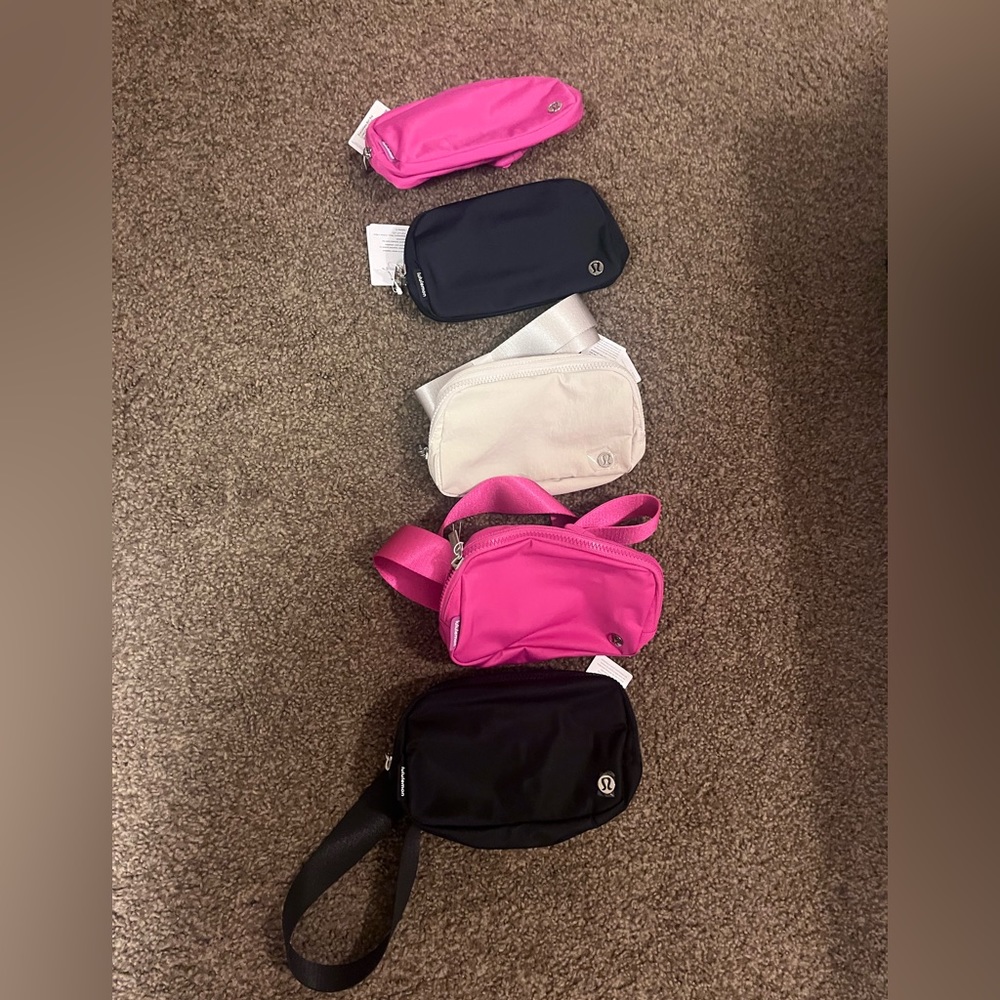 NWT: Lululemon Belt Bags in Multiple Colors- See Description